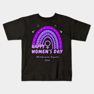 Internationnal Womens Day Embrace Equity Kids T-Shirt